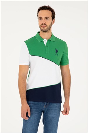 U.S. Polo Assn. Erkek Tişört  50281946-VR054 Yeşil