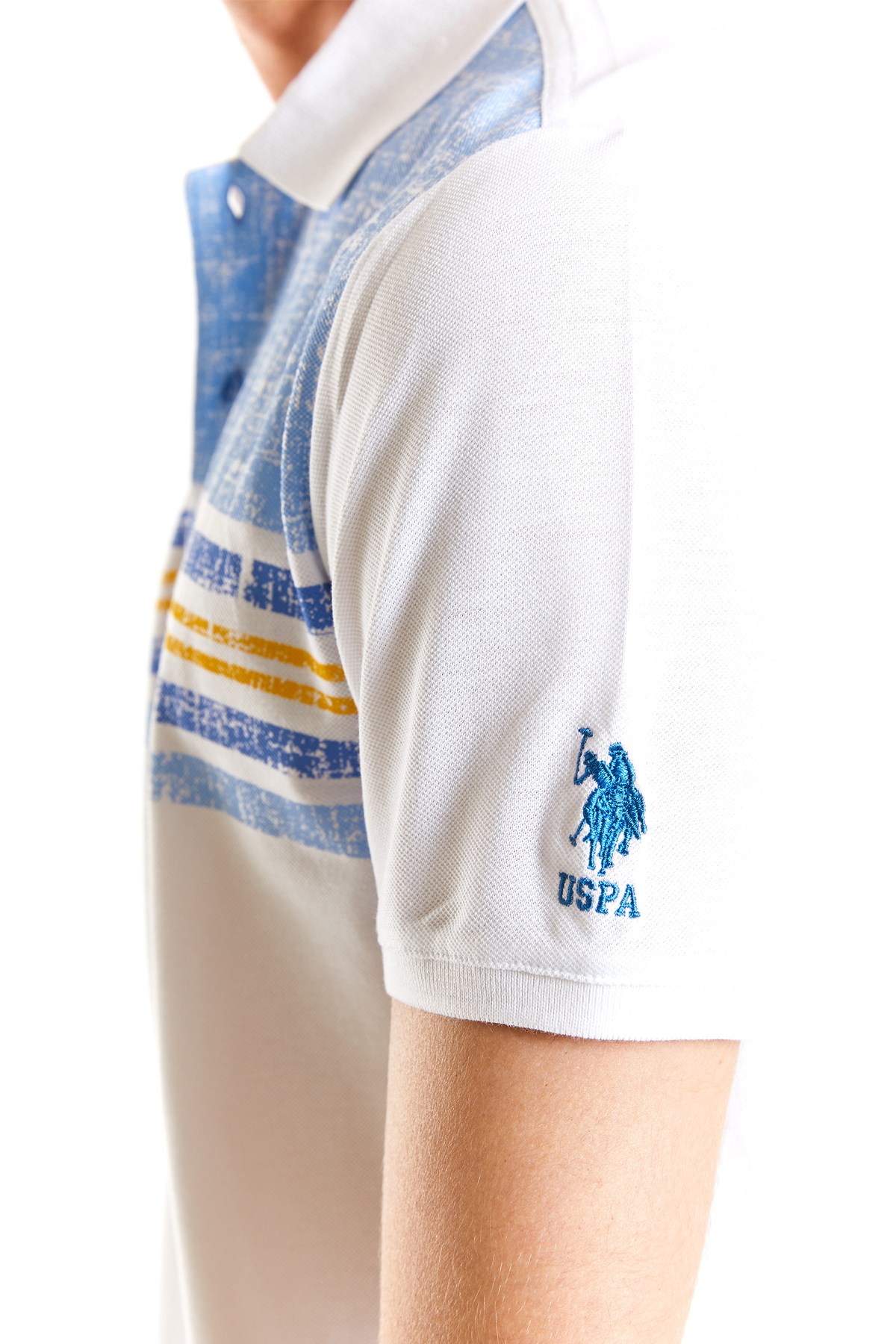 U.S. Polo Assn. Erkek Tişört 50281951-VR032 Mavi