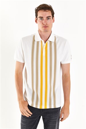 U.S. Polo Assn. Erkek Tişört 50281954-VR019 Bej