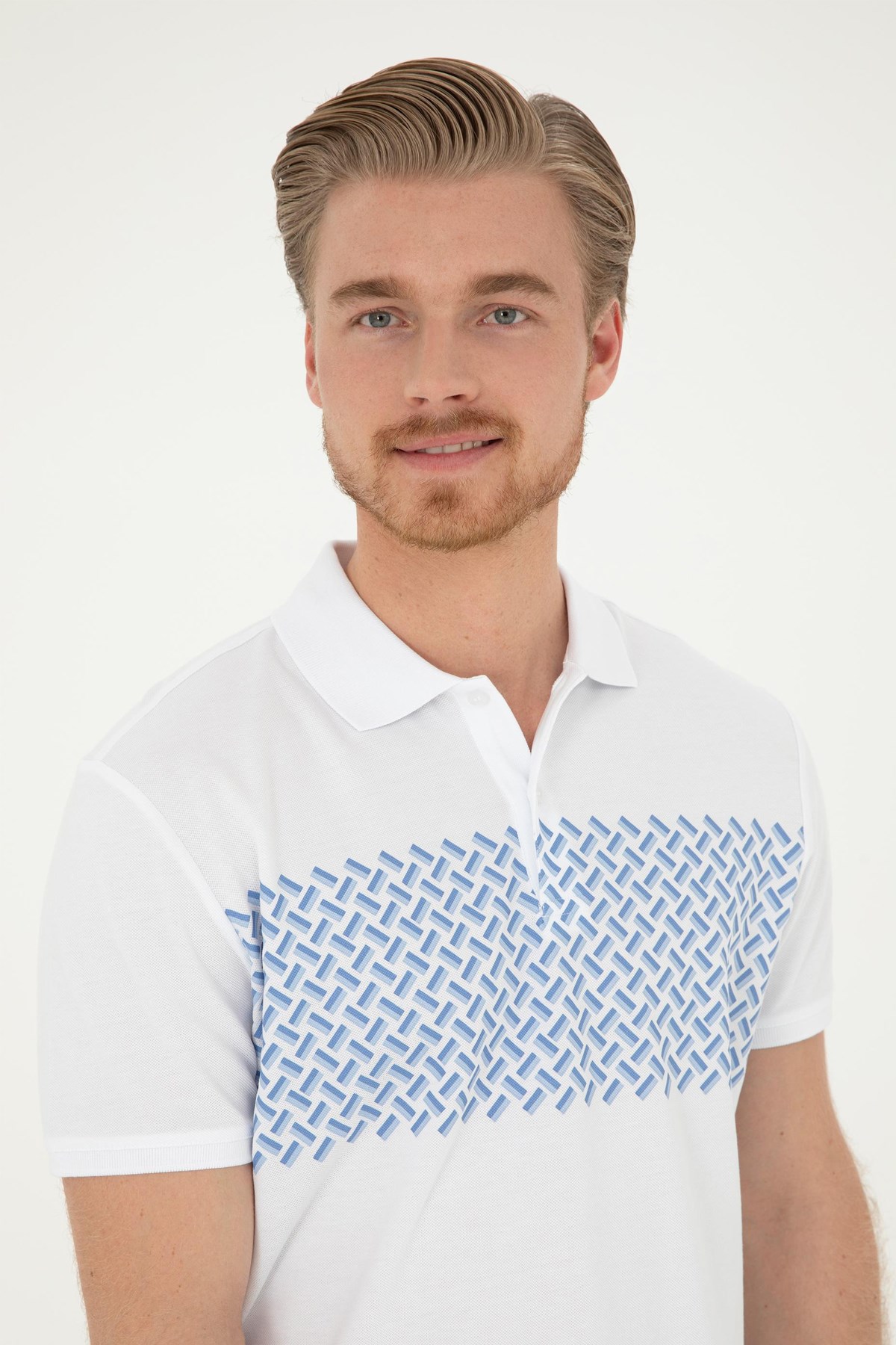 U.S. Polo Assn. Erkek Tişört  50281956-VR003 Mavi