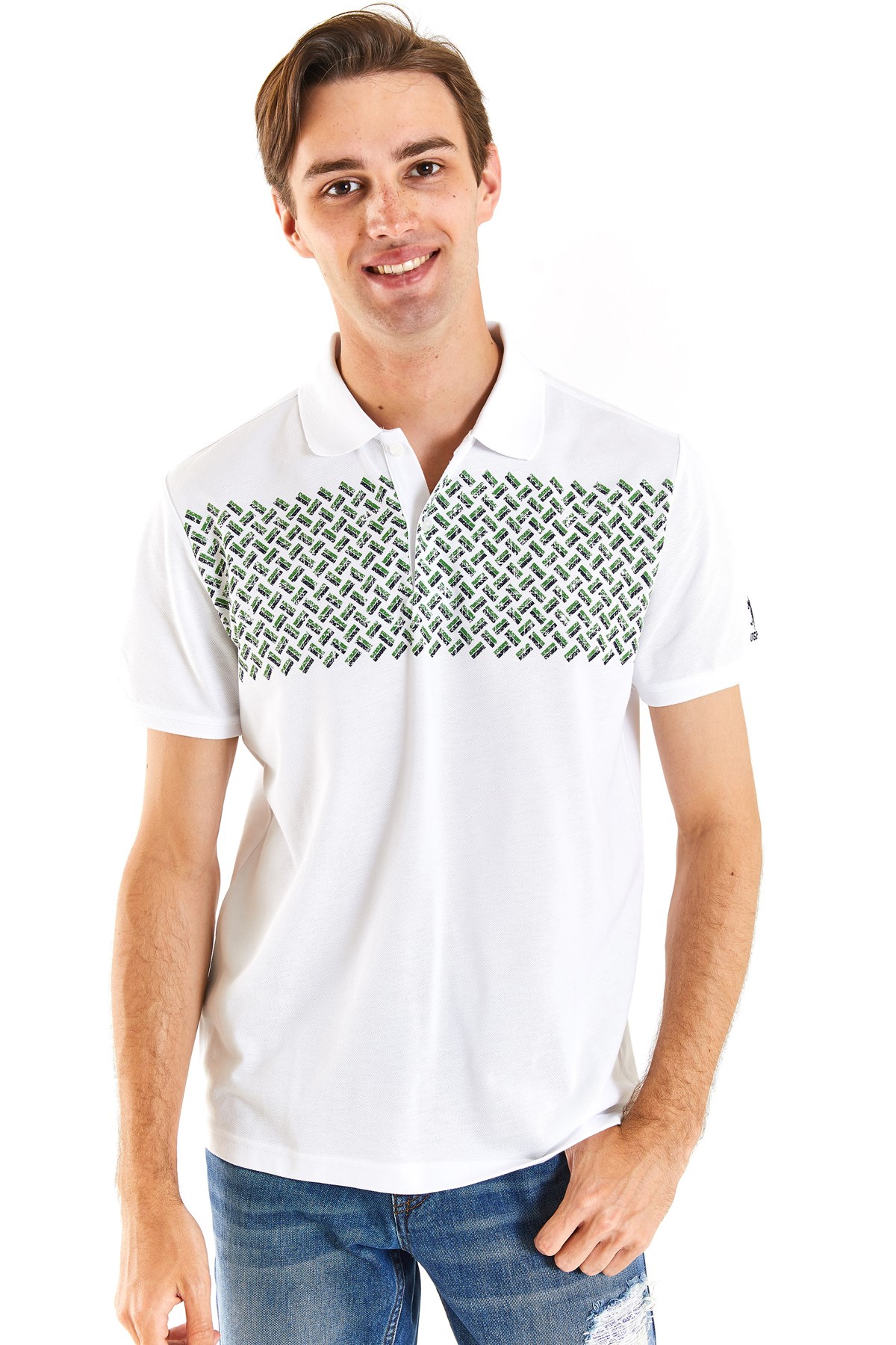 U.S. Polo Assn. Erkek Tişört  50281956-VR033 Lacivert