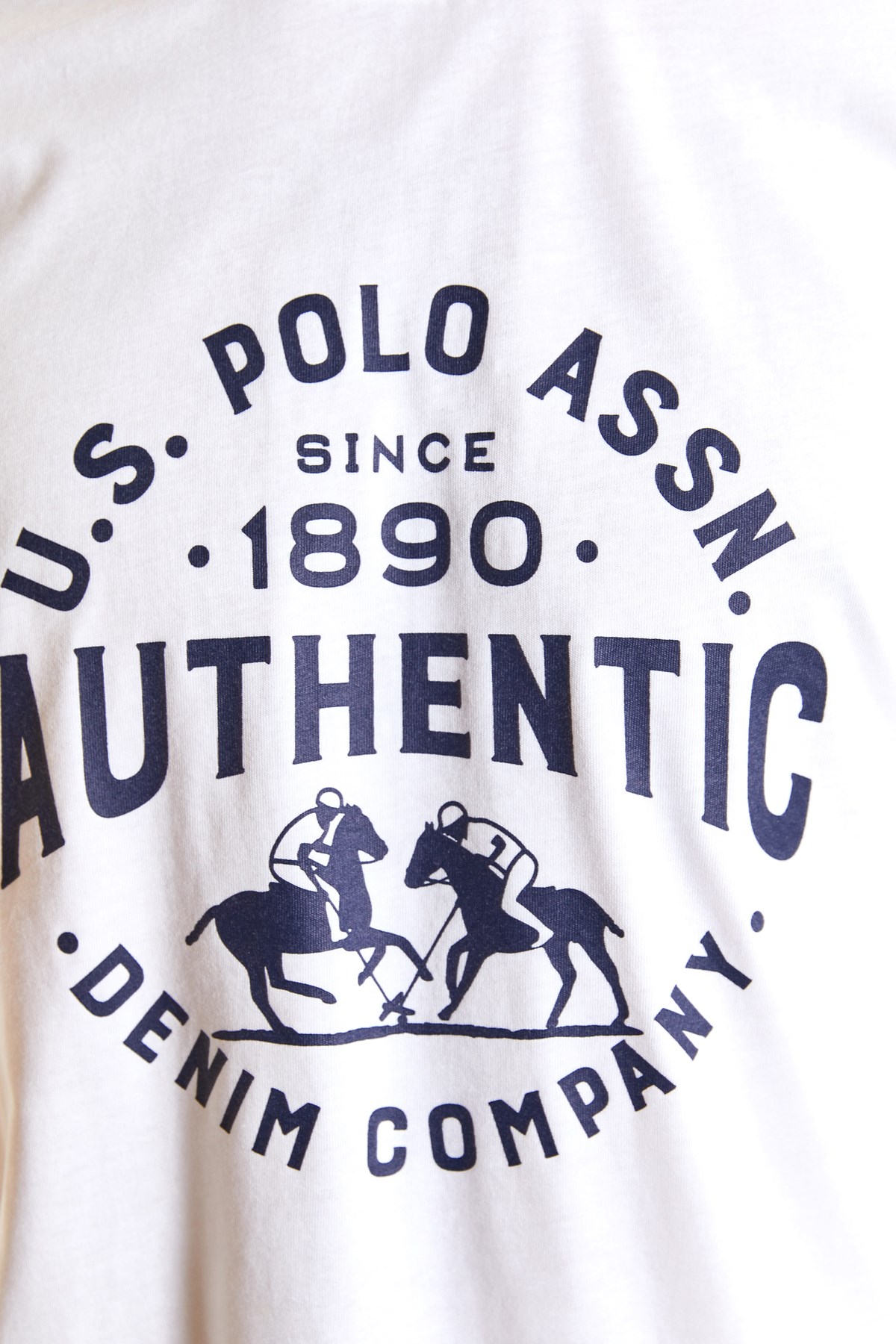 U.S. Polo Assn. Erkek Tişört 50282005-VR013 Beyaz