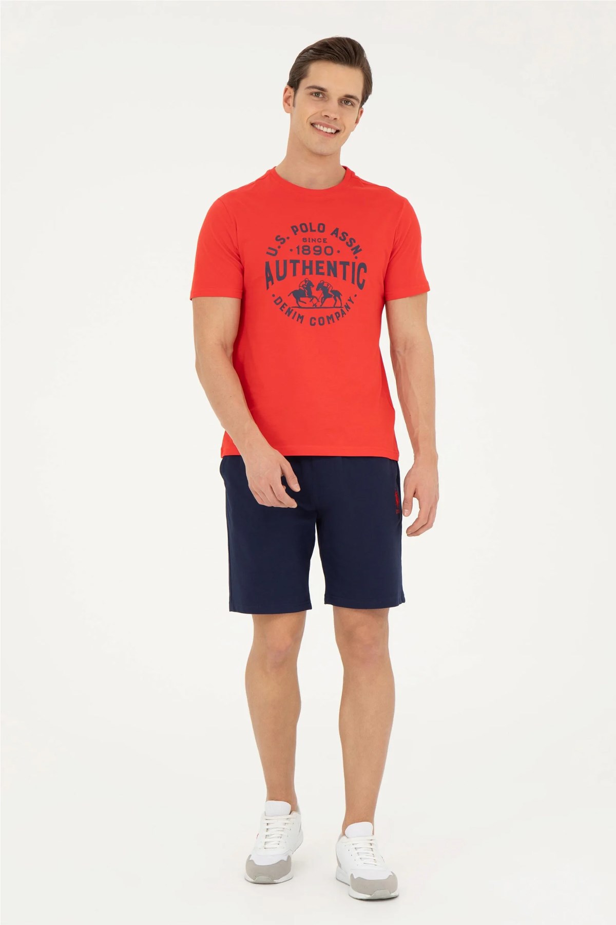 U.S. Polo Assn. Erkek Tişört 50282005-VR030 Kırmızı