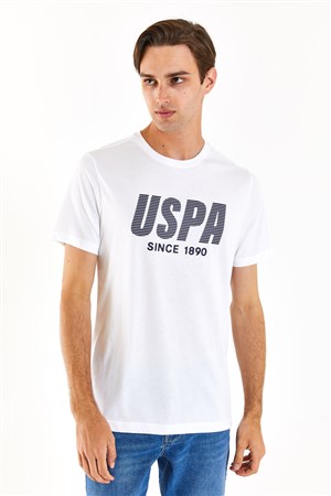 U.S. Polo Assn. Erkek Tişört 50282027-VR013 Beyaz
