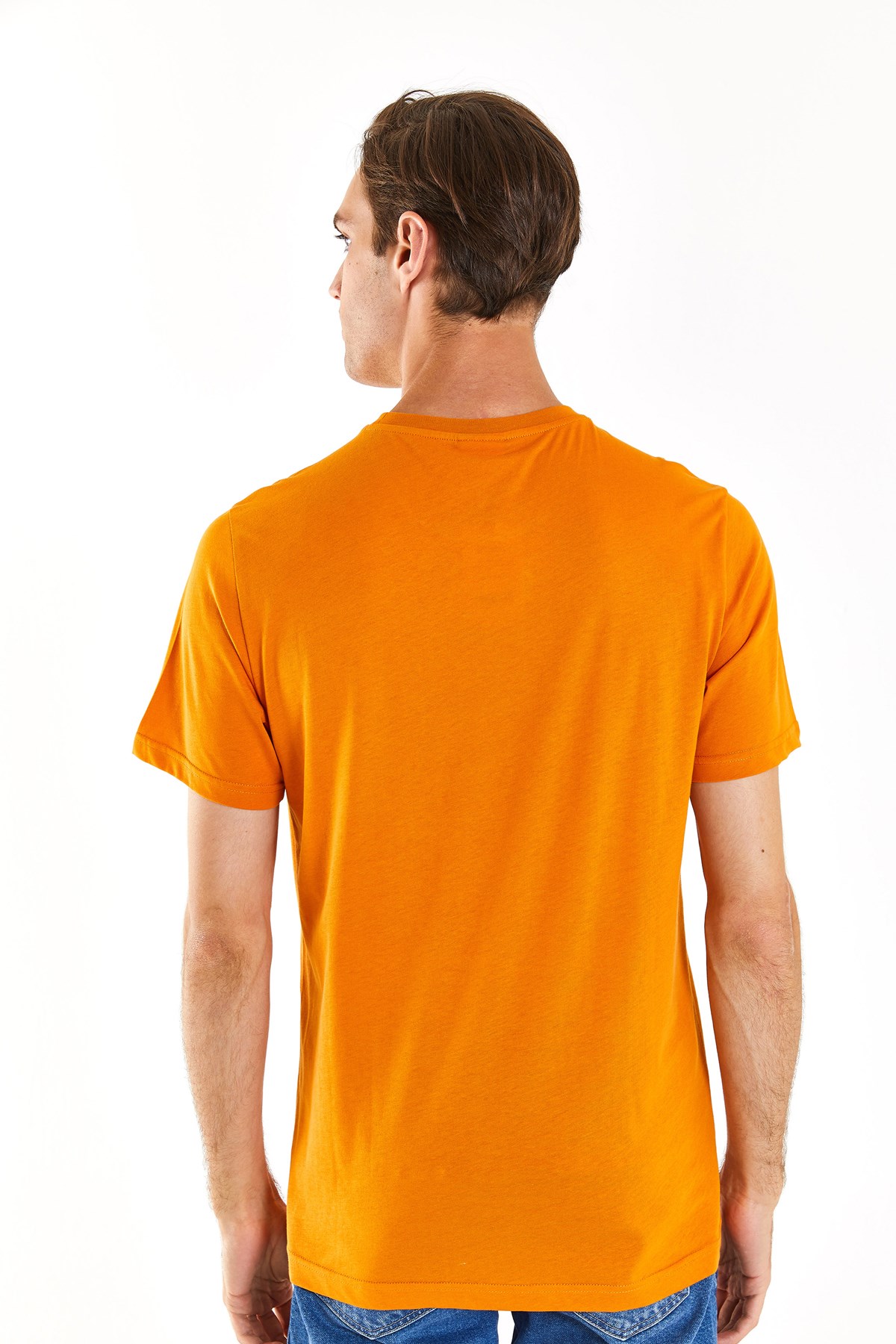 U.S. Polo Assn. Erkek Tişört 50282027-VR031 Turuncu