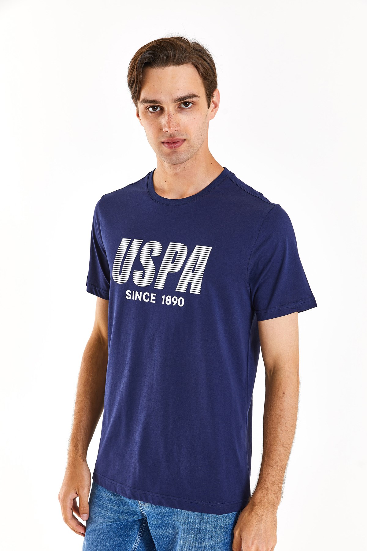 U.S. Polo Assn. Erkek Tişört 50282027-VR033 Lacivert