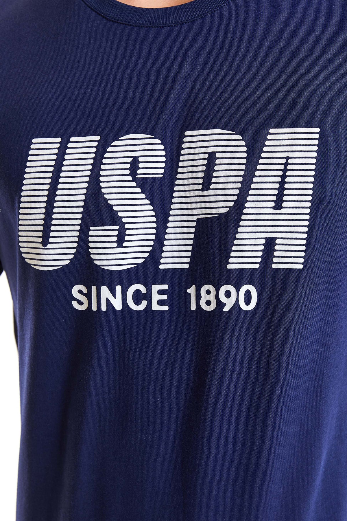 U.S. Polo Assn. Erkek Tişört 50282027-VR033 Lacivert