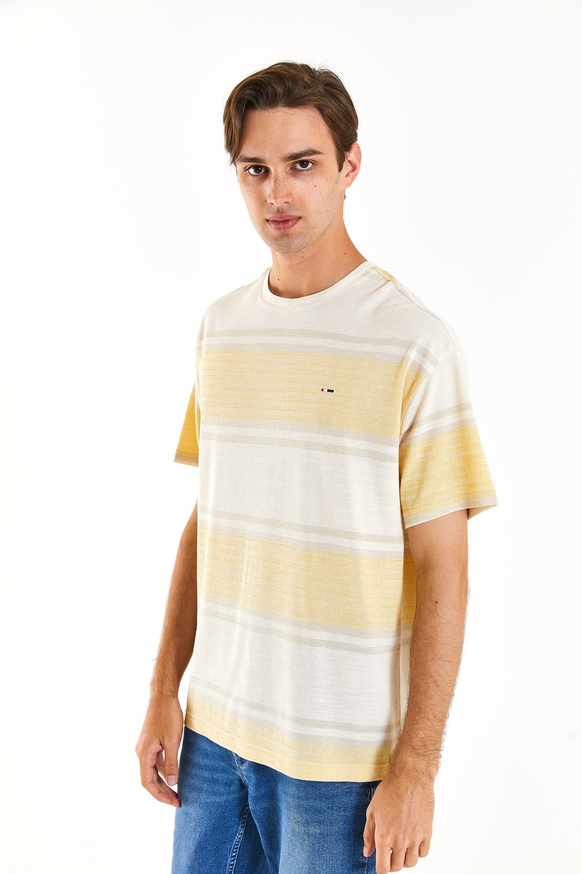 U.S. Polo Assn. Erkek Tişört 50282106-VR043 Sarı