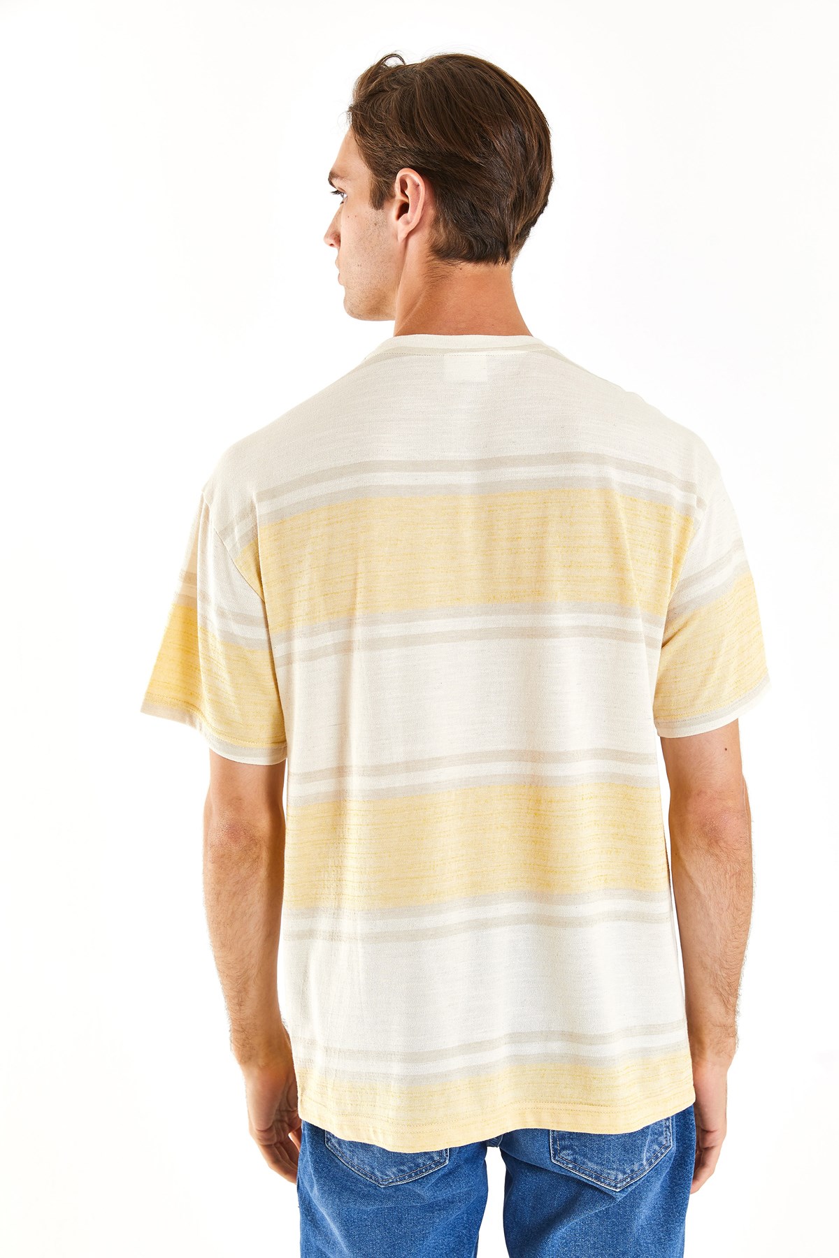 U.S. Polo Assn. Erkek Tişört 50282106-VR043 Sarı
