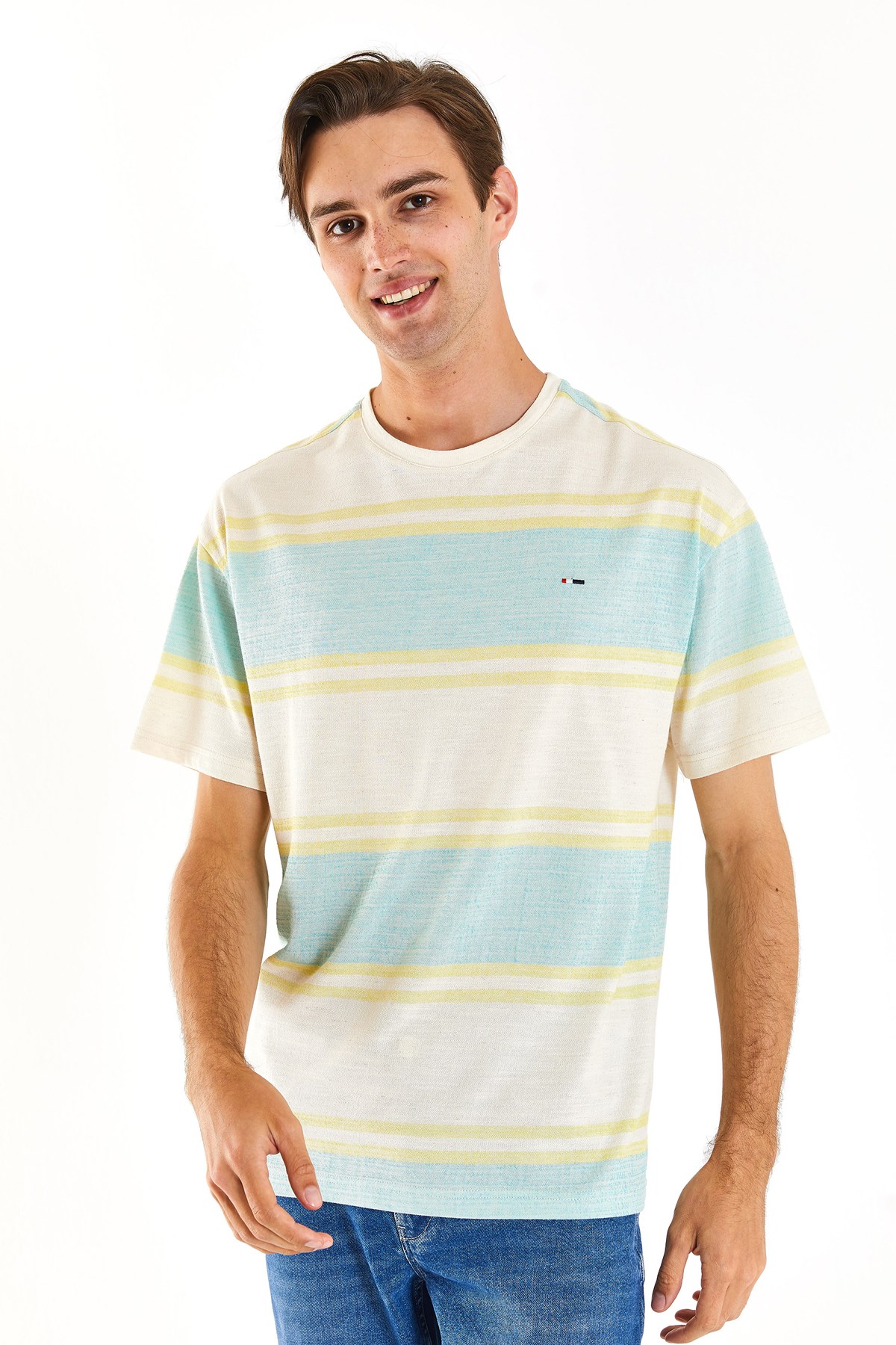 U.S. Polo Assn. Erkek Tişört 50282106-VR090 Yeşil