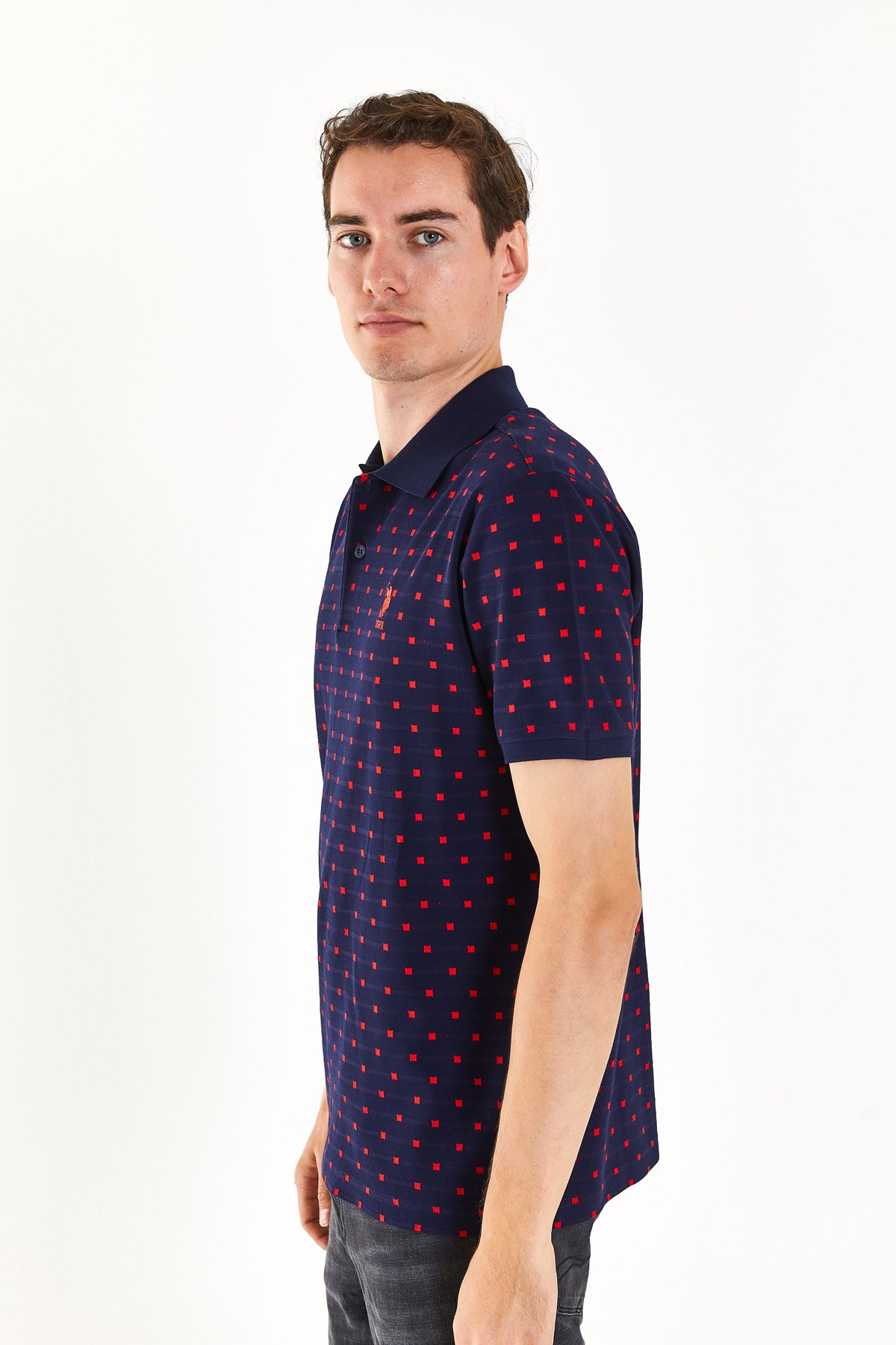 U.S. Polo Assn. Erkek Tişört  50282501-VR033 Lacivert