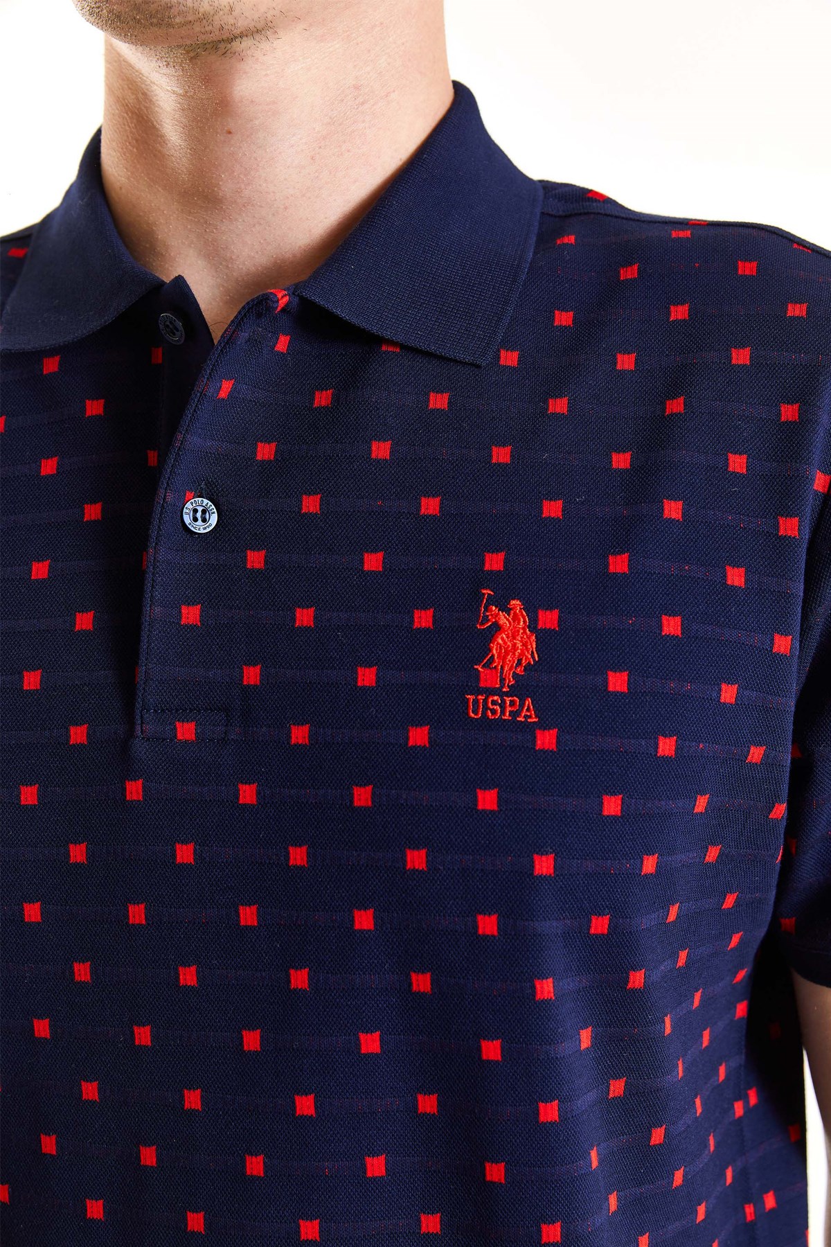 U.S. Polo Assn. Erkek Tişört  50282501-VR033 Lacivert