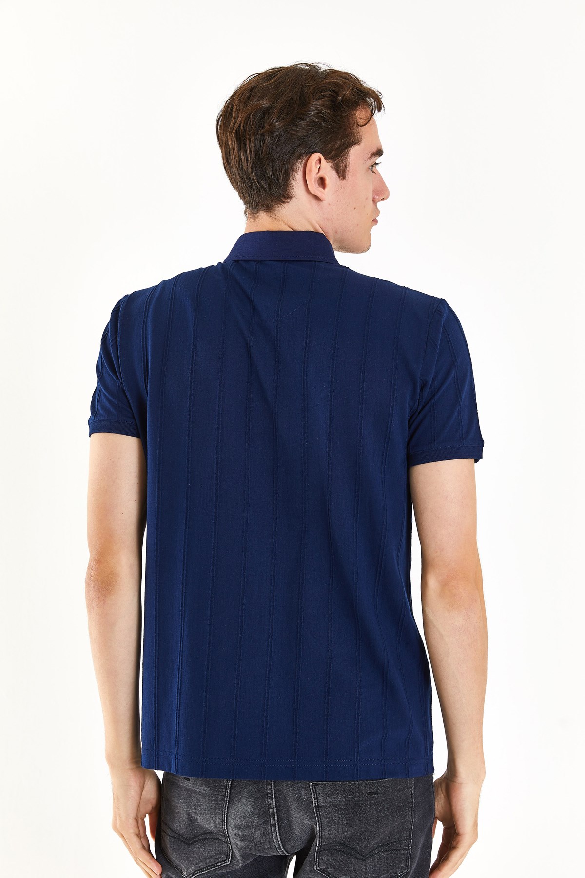 U.S. Polo Assn. Erkek Tişört  50282506-VR033 Lacivert