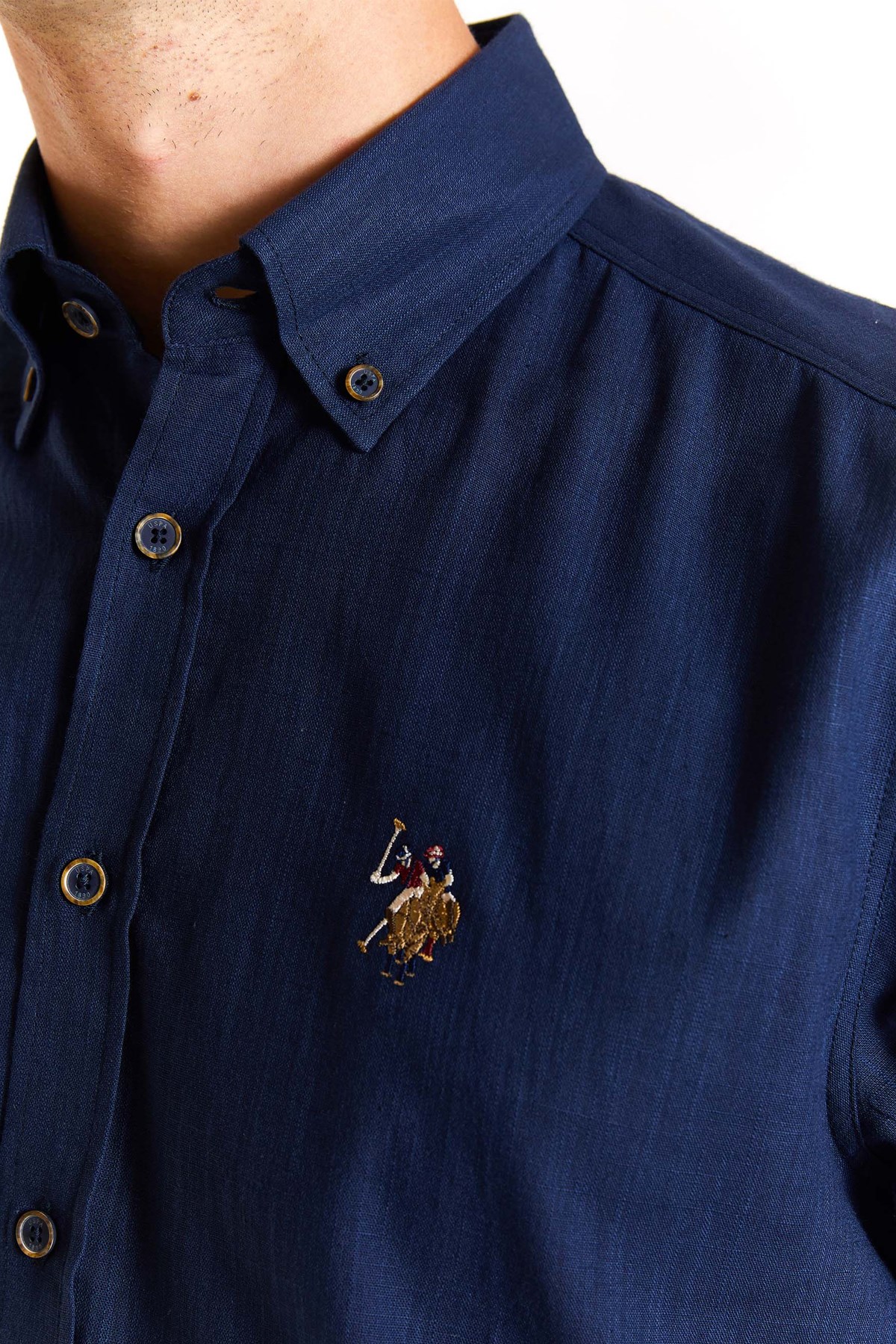 U.S. Polo Assn. Erkek Gömlek 50282588-VR033 Lacivert
