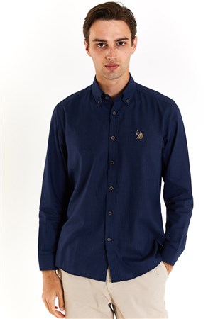 U.S. Polo Assn. Erkek Gömlek 50282588-VR033 Lacivert