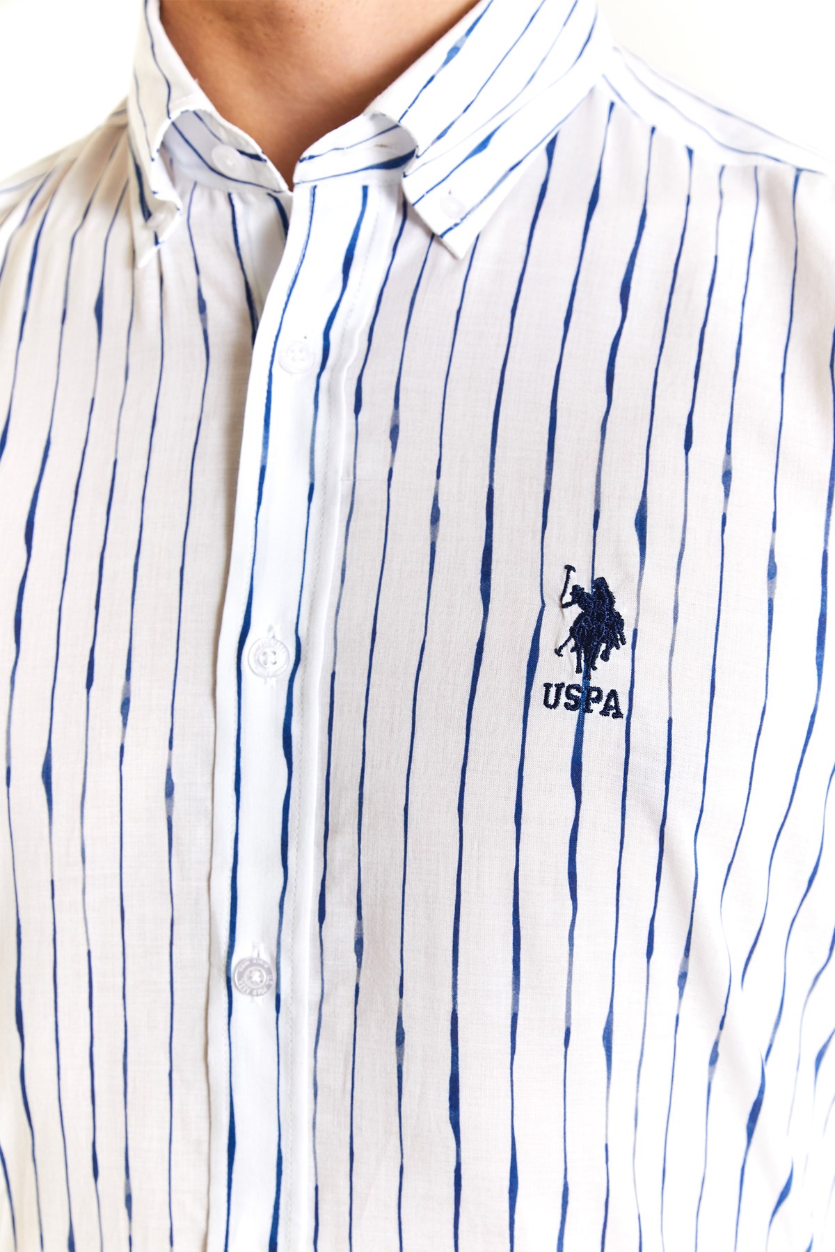 U.S. Polo Assn. Erkek Gömlek 50283771-VR013 Beyaz