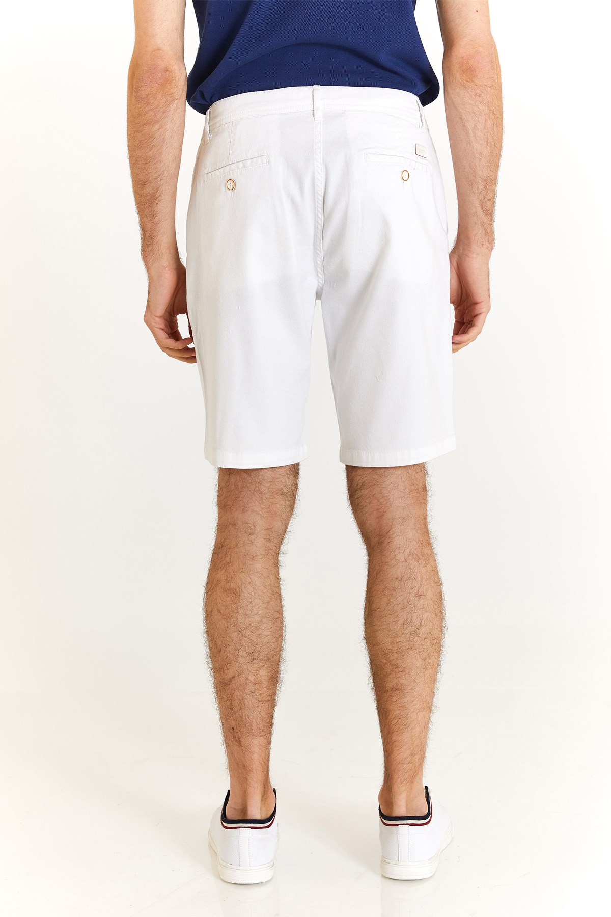 U.S. Polo Assn. Erkek Regular Bermuda Şort 50283928-VR013 Beyaz