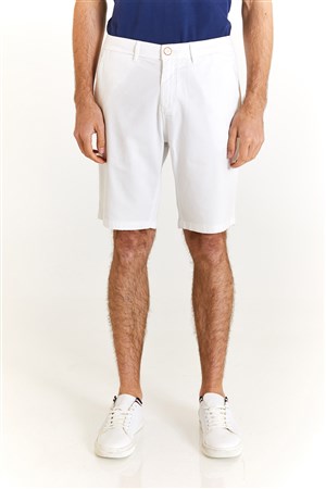 U.S. Polo Assn. Erkek Regular Bermuda Şort 50283928-VR013 Beyaz