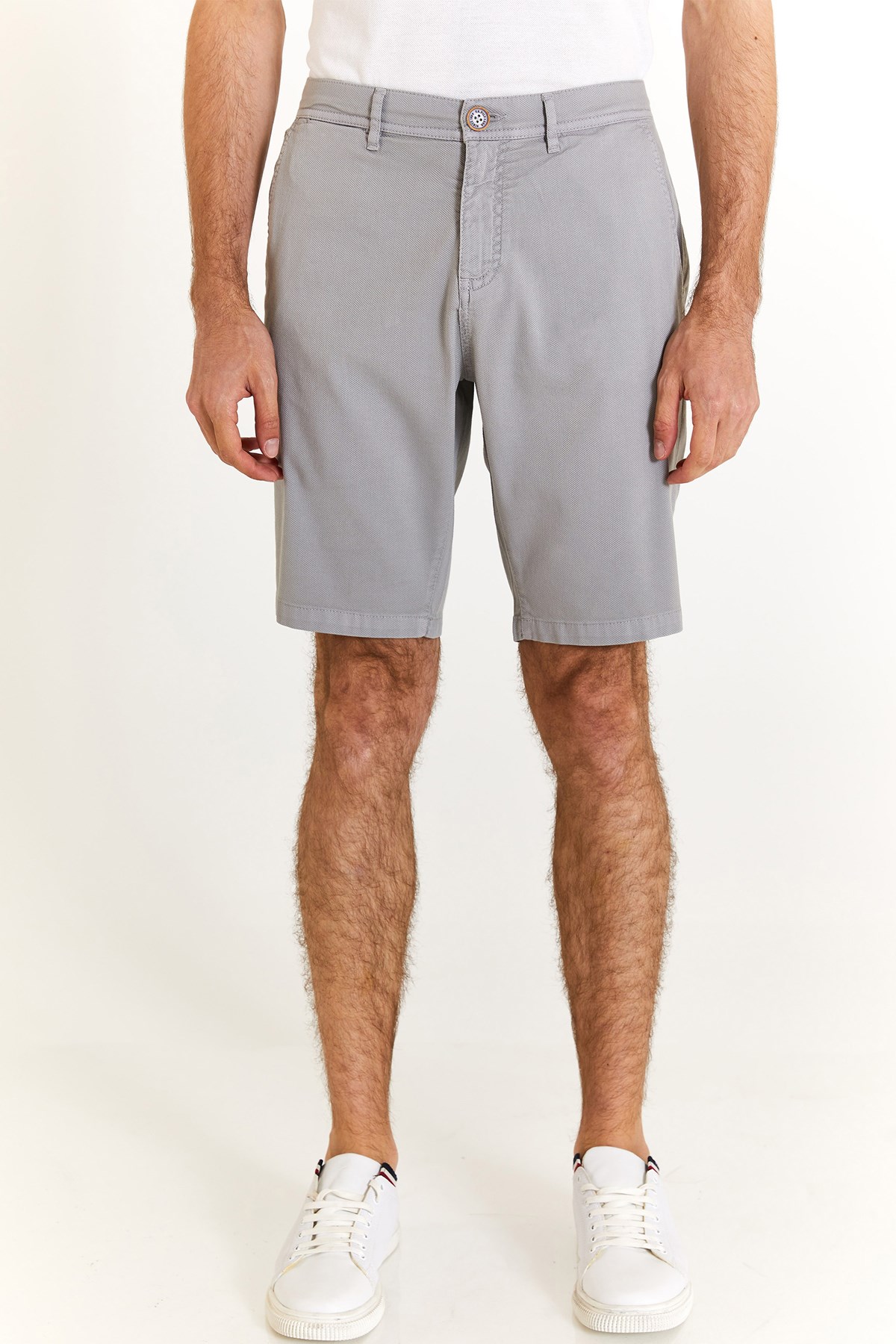 U.S. Polo Assn. Erkek Bermuda Şort 50283928-VR024 Gri