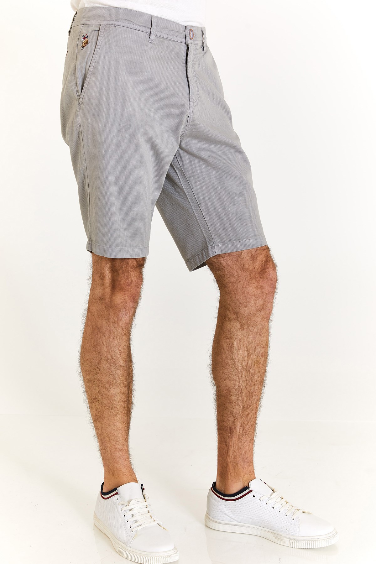 U.S. Polo Assn. Erkek Bermuda Şort 50283928-VR024 Gri