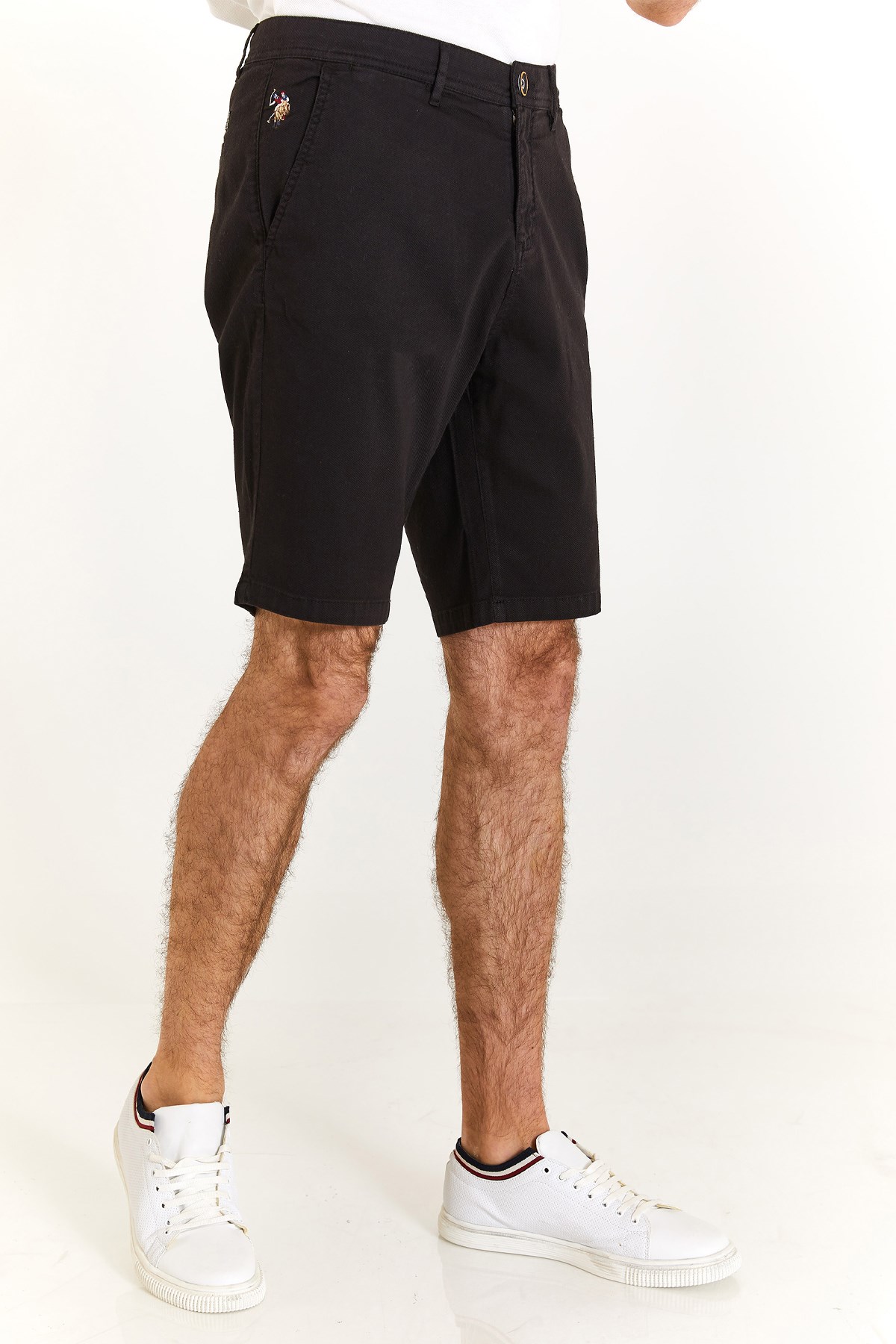 U.S. Polo Assn. Erkek Regular Bermuda Şort 50283928-VR046 Siyah