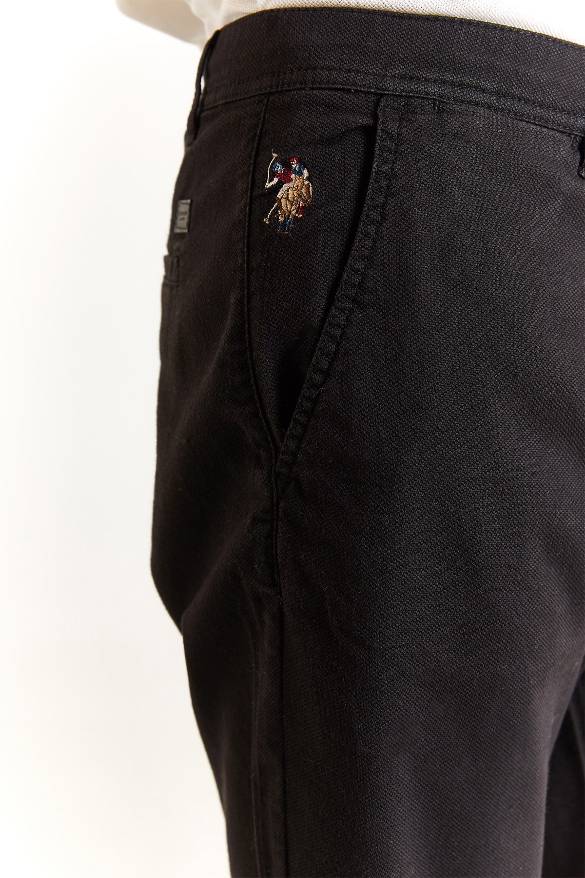 U.S. Polo Assn. Erkek Regular Bermuda Şort 50283928-VR046 Siyah