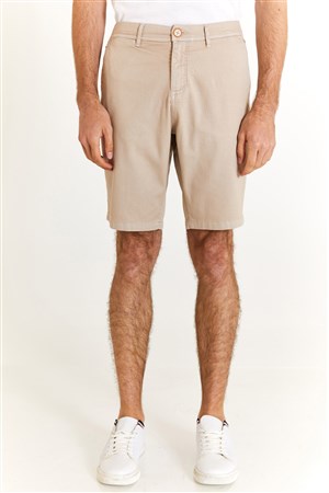 U.S. Polo Assn. Erkek Regular Bermuda Şort 50283928-VR049 Krem