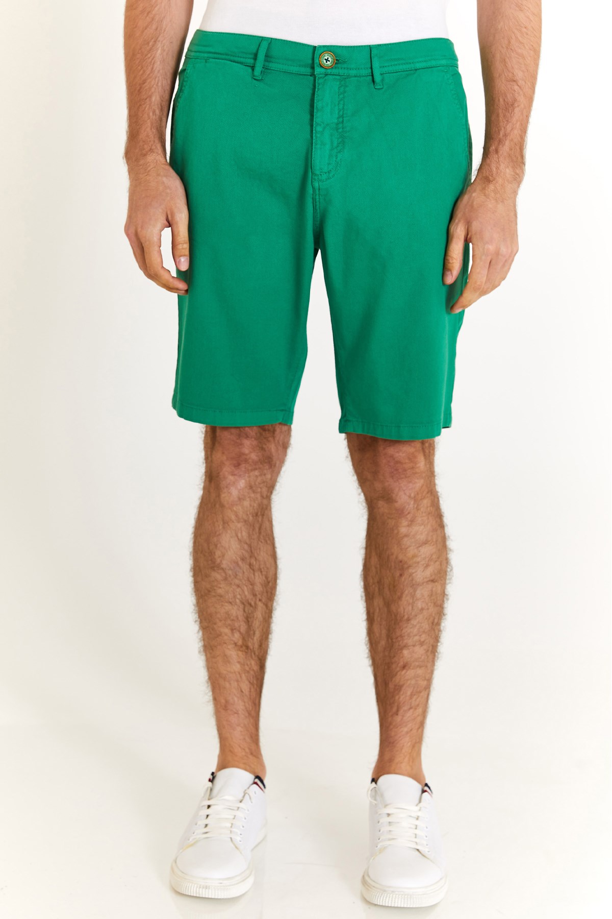 U.S. Polo Assn. Erkek Regular Bermuda Şort 50283928-VR054 Yeşil