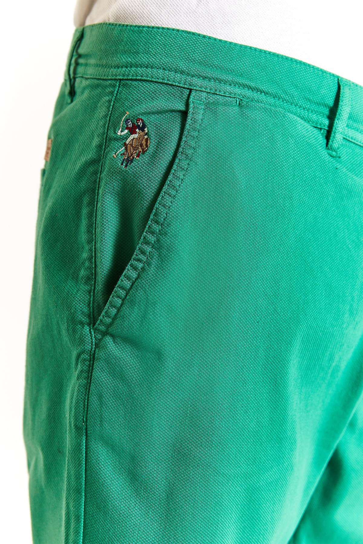 U.S. Polo Assn. Erkek Regular Bermuda Şort 50283928-VR054 Yeşil