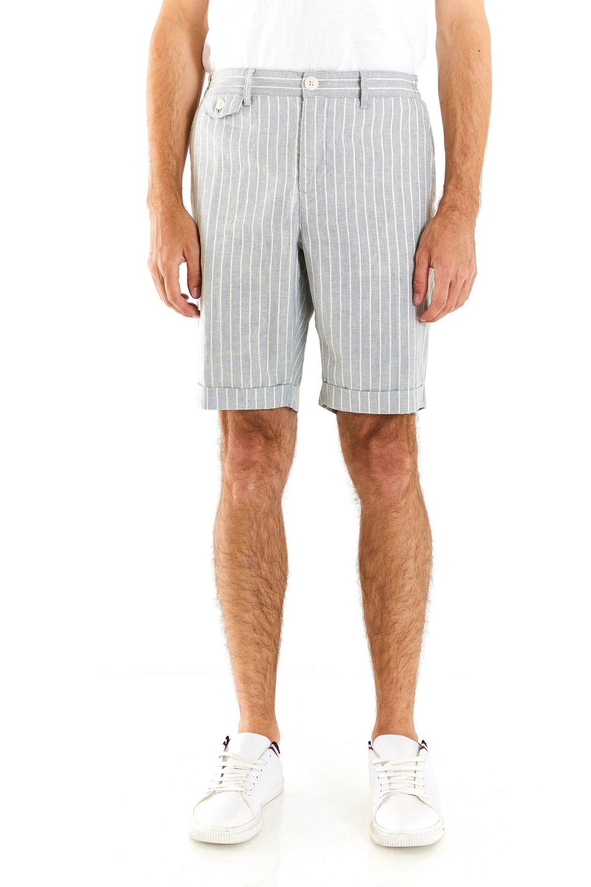 U.S. Polo Assn. Erkek Bermuda Şort 50283937-VR003 Mavi