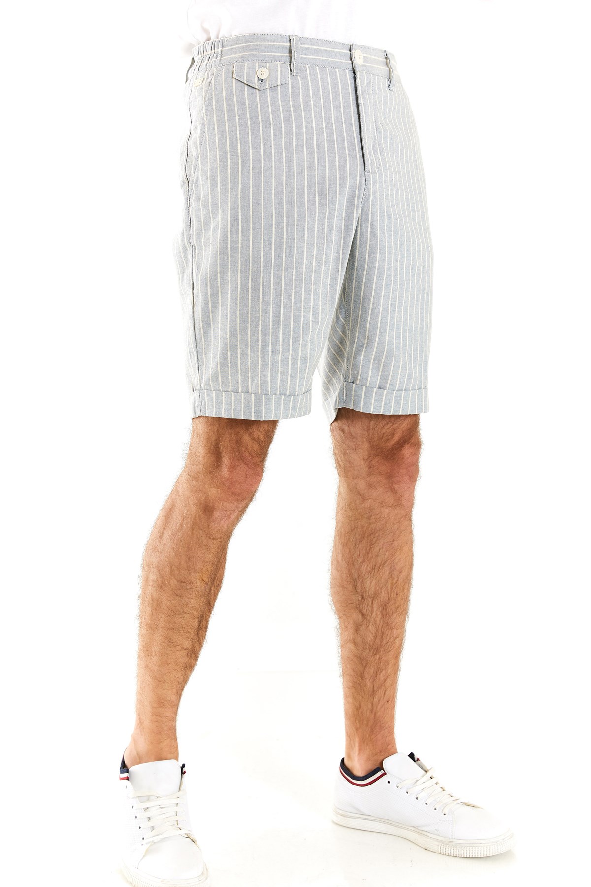 U.S. Polo Assn. Erkek Bermuda Şort 50283937-VR003 Mavi