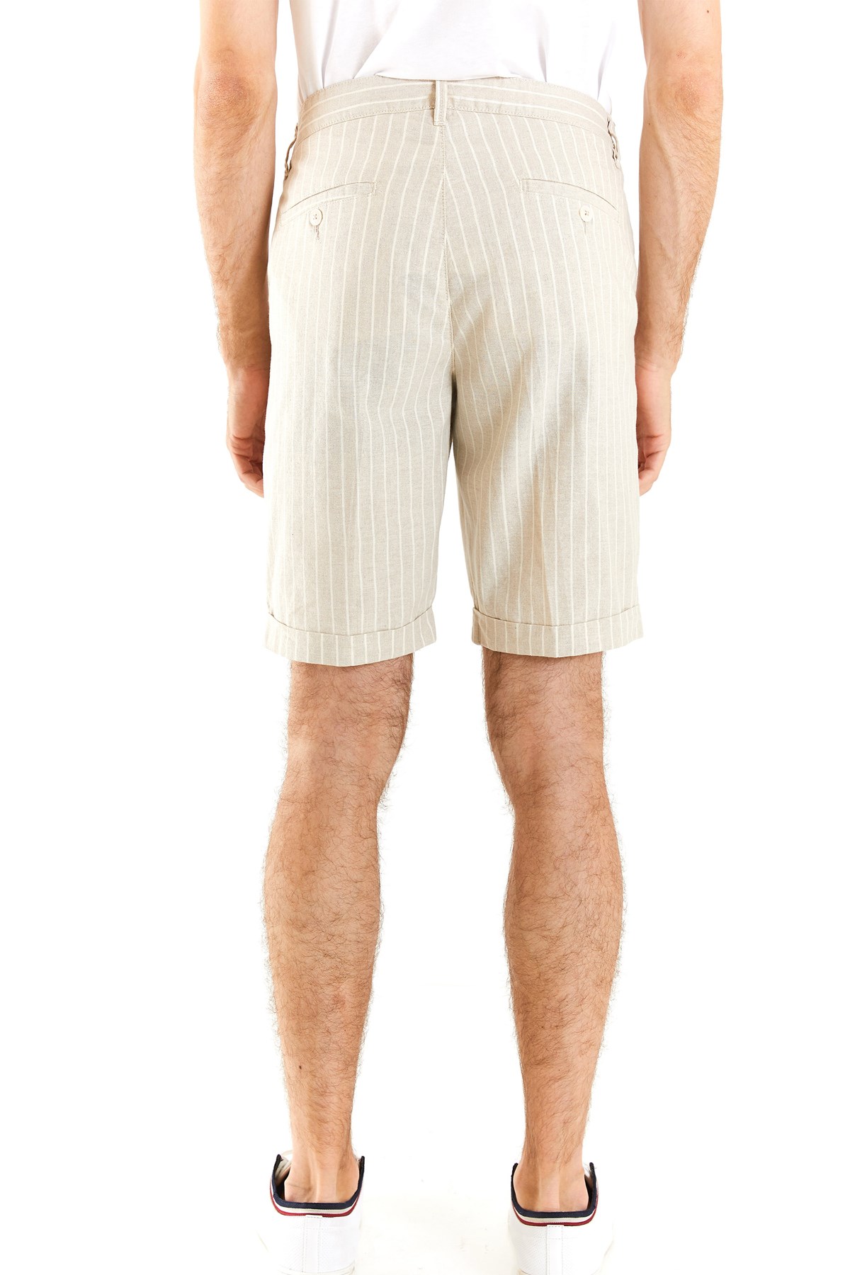 U.S. Polo Assn. Erkek Bermuda Şort 50283937-VR085 Bej