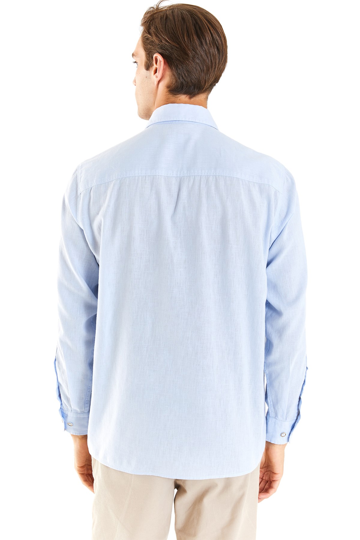 U.S. Polo Assn. Erkek Comfort Gömlek 50284297-VR003 Mavi