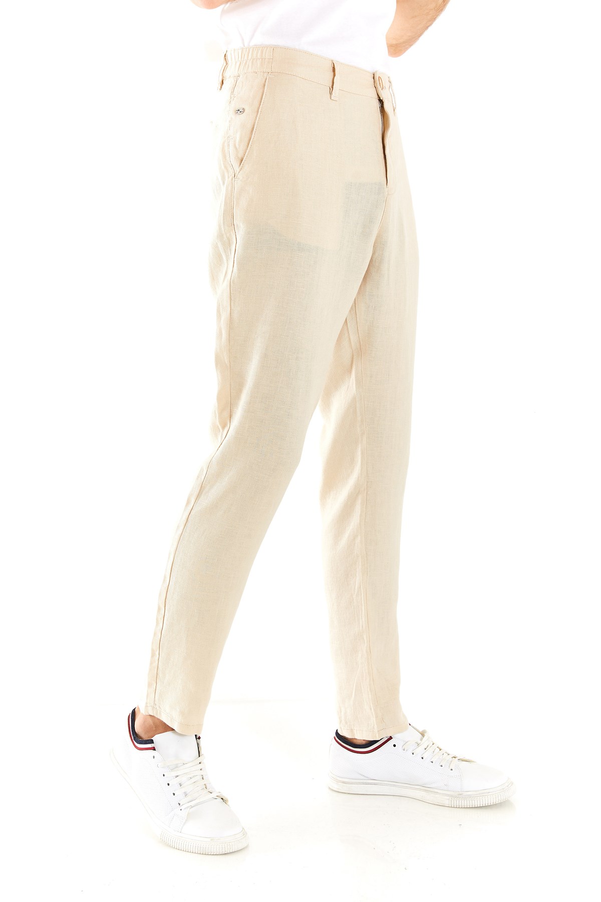 U.S. Polo Assn. Erkek Carrot Spor Pantolon 50285618-VR049 Krem