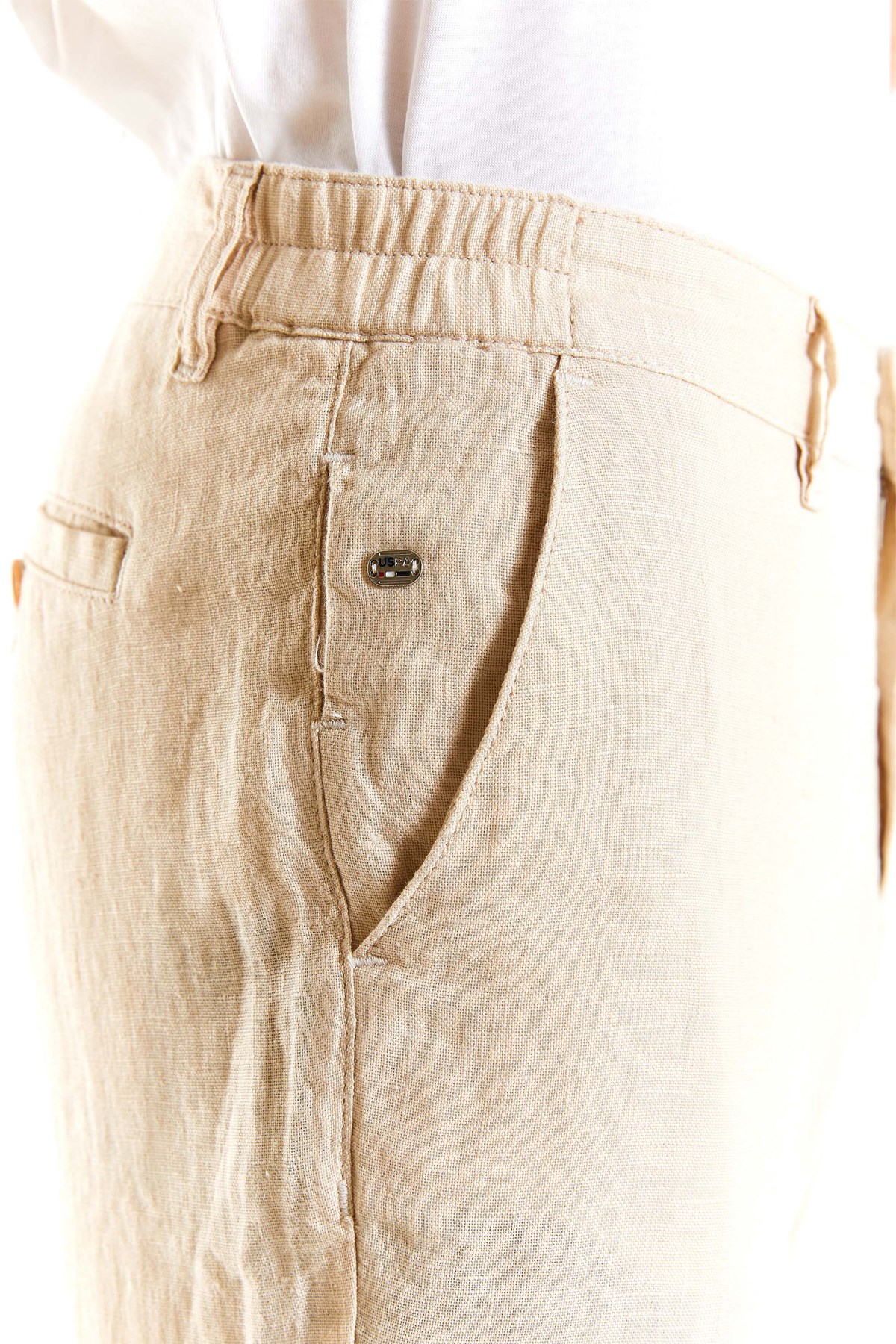 U.S. Polo Assn. Erkek Carrot Spor Pantolon 50285618-VR049 Krem