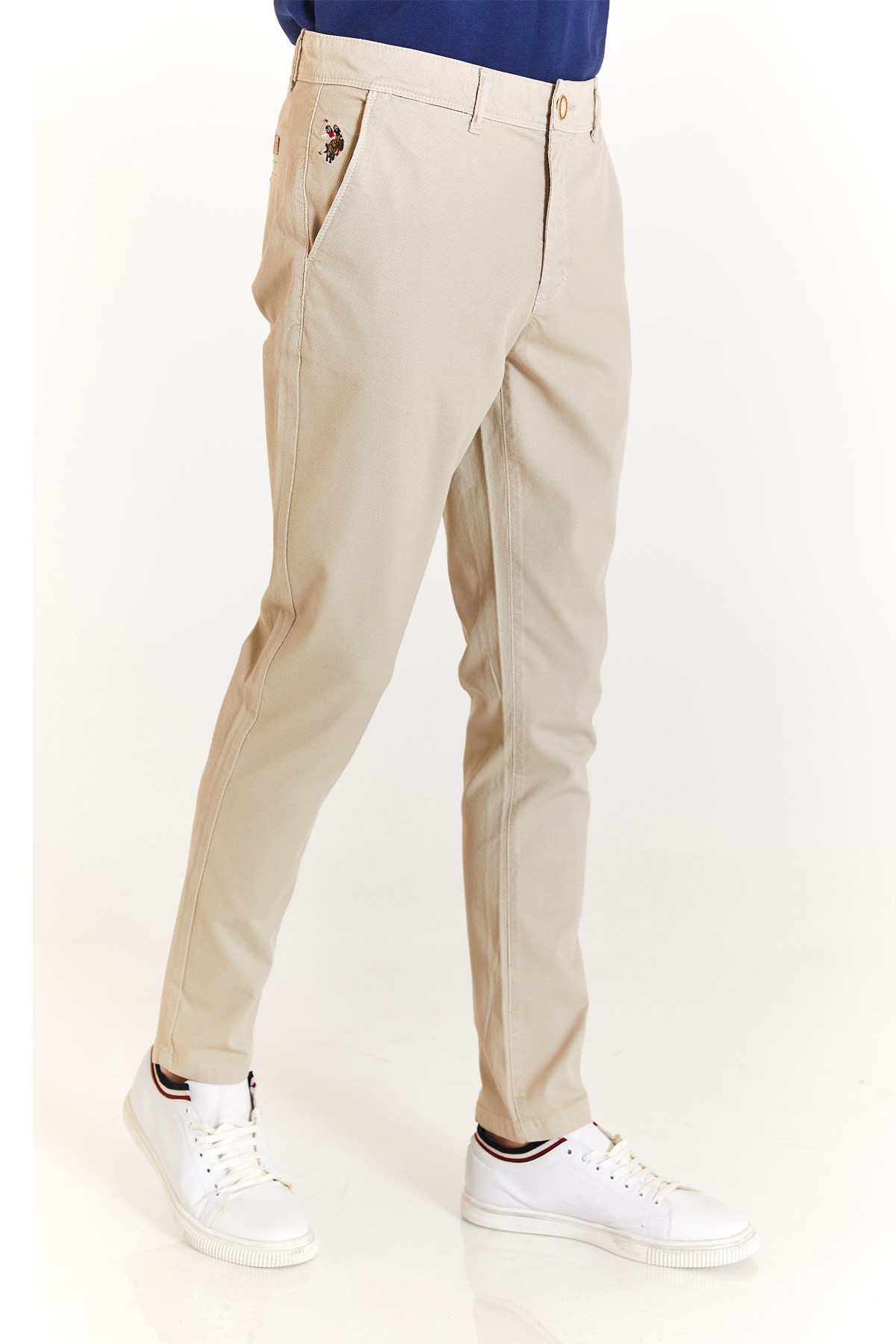 U.S. Polo Assn. Erkek Slim Spor Pantolon 50286013-VR049 Krem