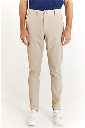 U.S. Polo Assn. Erkek Slim Spor Pantolon 50286013-VR049 Krem