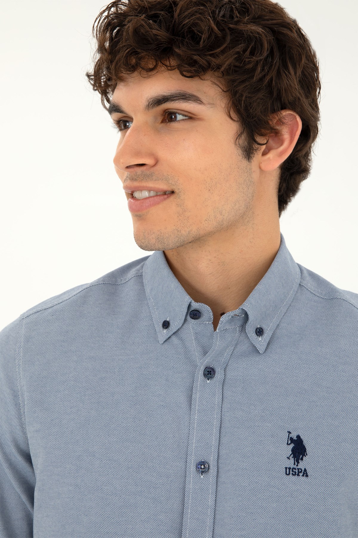 U.S. Polo Assn. Erkek Gömlek 50287805-VR033 Lacivert