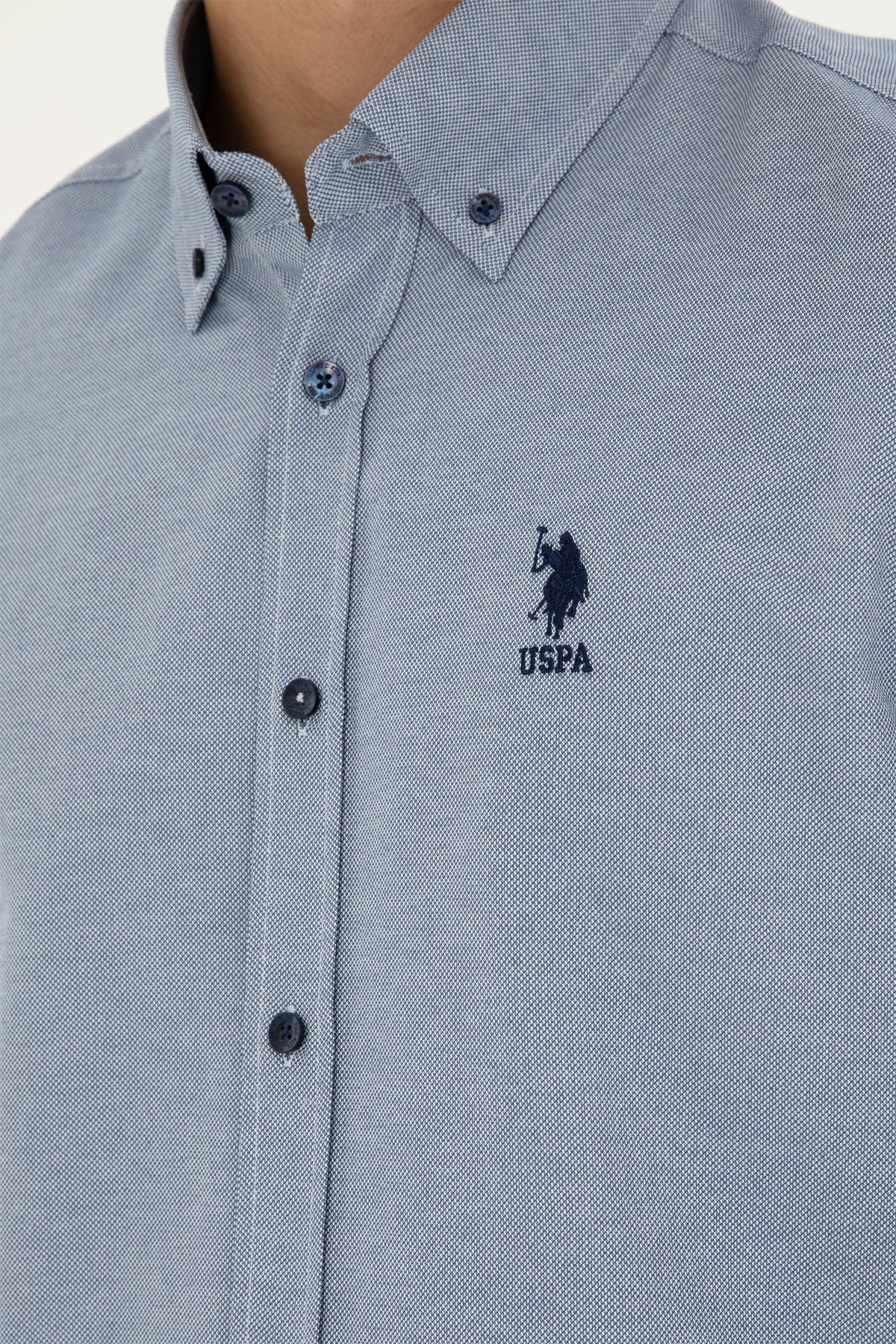 U.S. Polo Assn. Erkek Gömlek 50287805-VR033 Lacivert