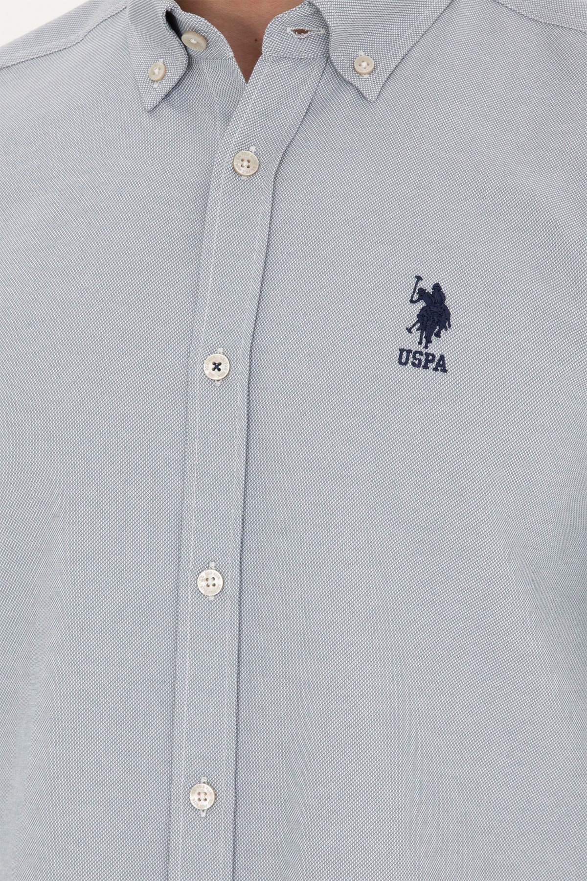 U.S. Polo Assn. Erkek Gömlek 50287805-VR049 Bej