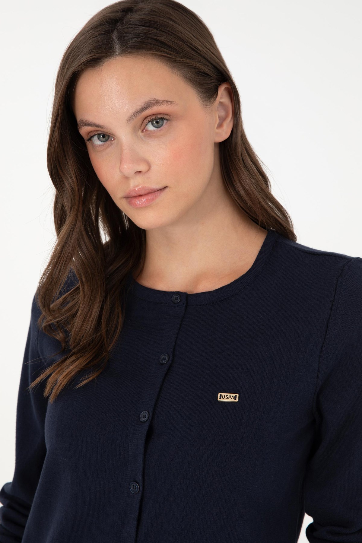 U.S. Polo Assn. Kadın Hırka 50288996-VR033 Lacivert