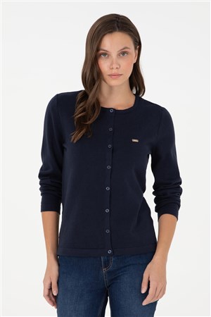 U.S. Polo Assn. Kadın Hırka 50288996-VR033 Lacivert