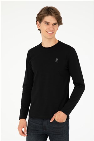 U.S. Polo Assn. Erkek Sweat 50289027-VR046 Siyah
