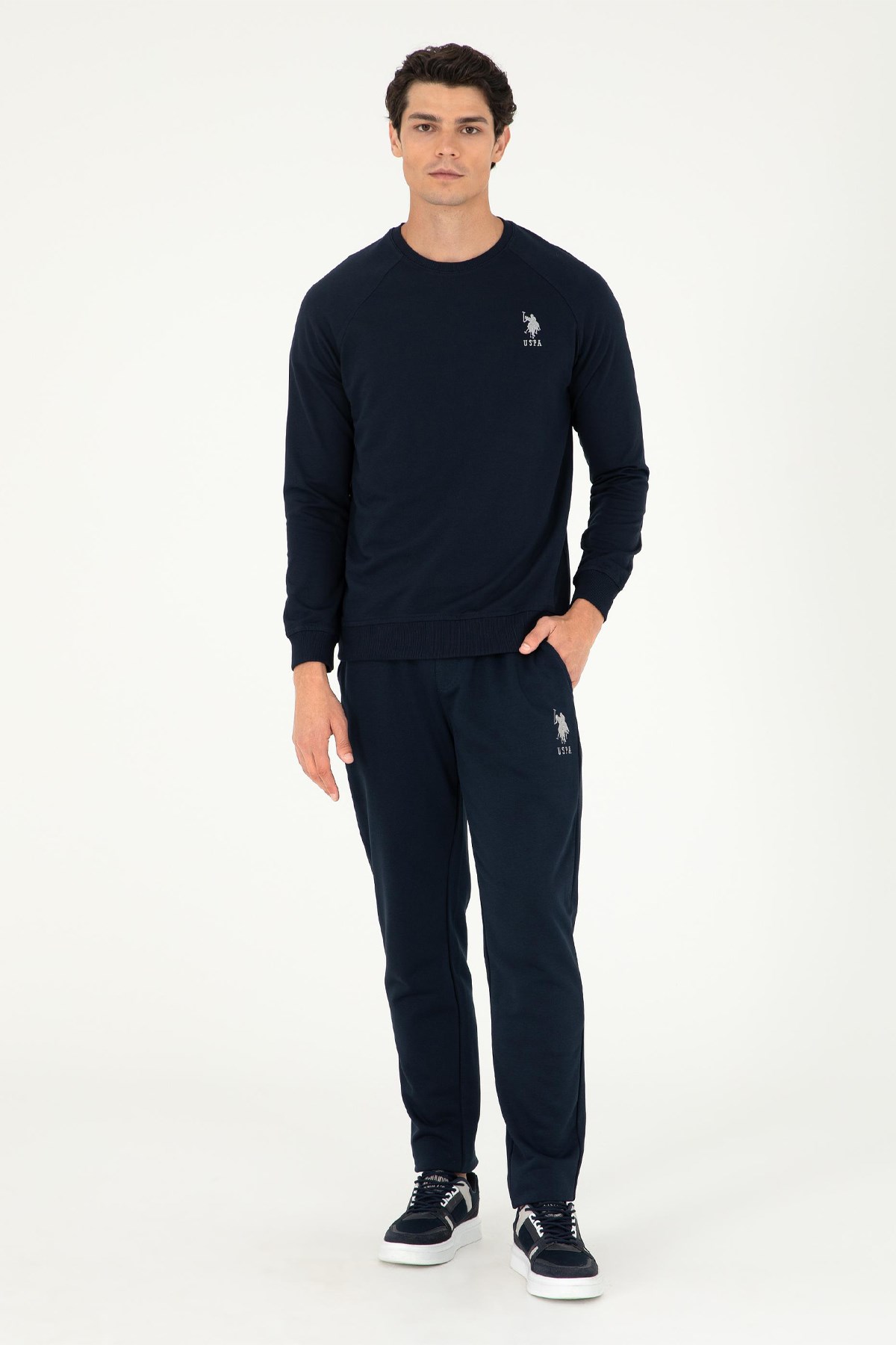 U.S. Polo Assn. Erkek Sweat 50289030-VR033 Lacivert