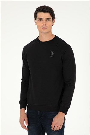 U.S. Polo Assn. Erkek Sweat 50289030-VR046 Siyah