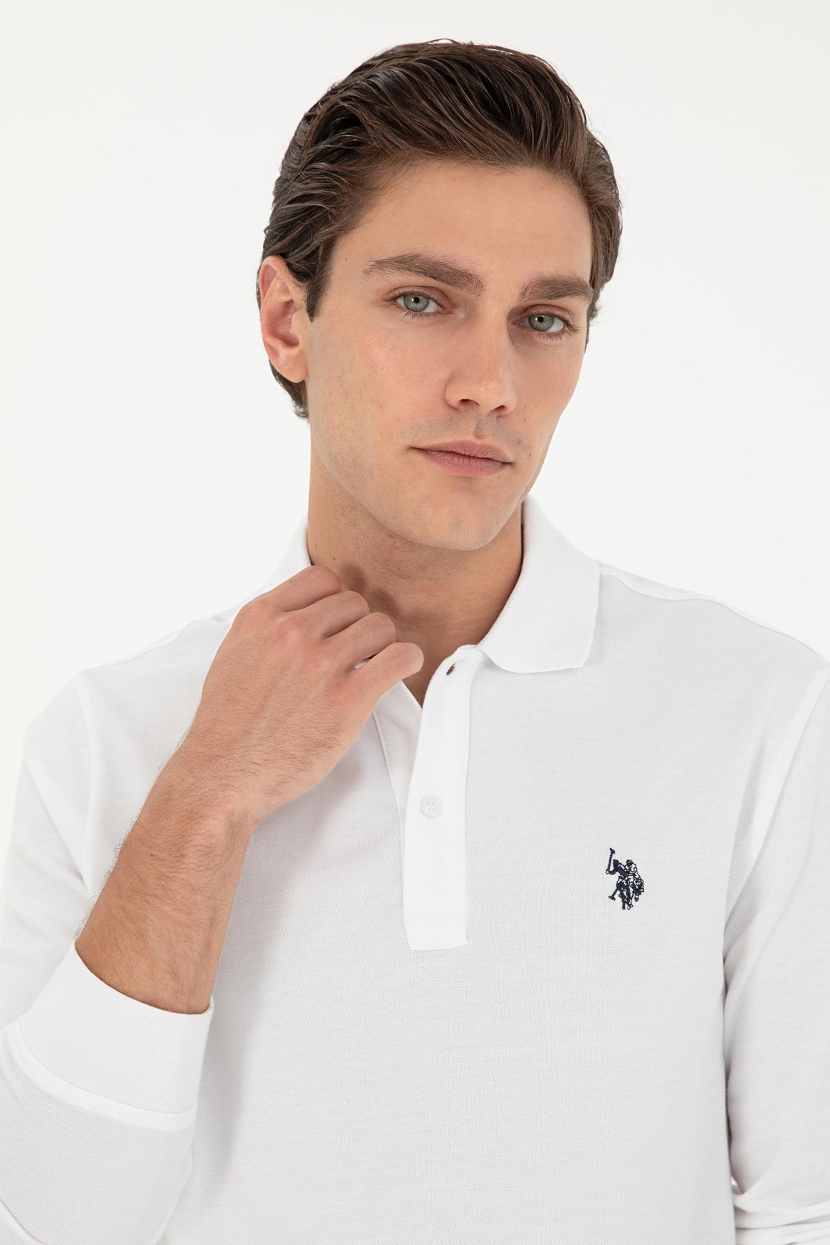 U.S. Polo Assn. Erkek Sweat 50289051-VR013 Beyaz