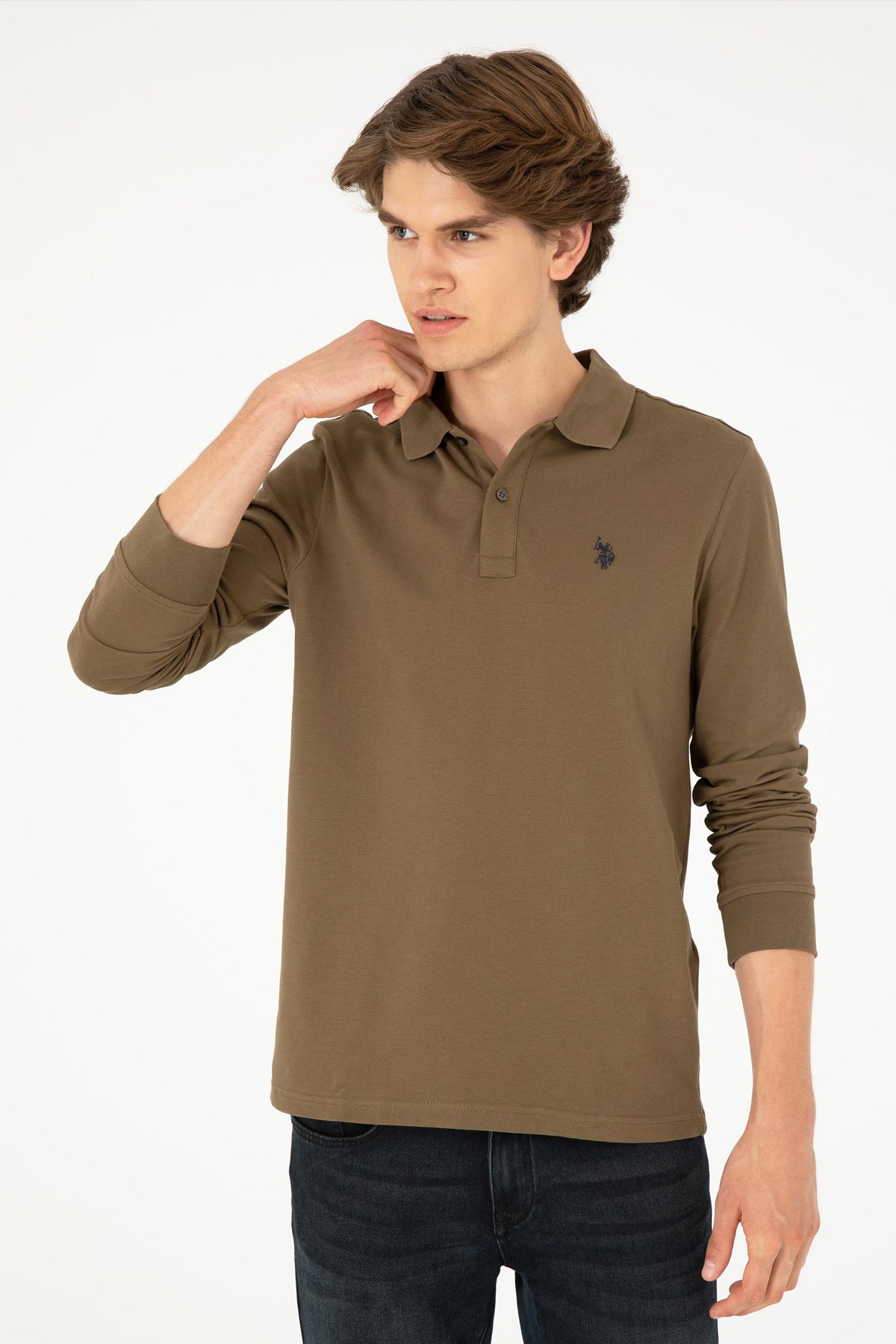 U.S. Polo Assn. Erkek Sweat 50289051-VR027 Haki
