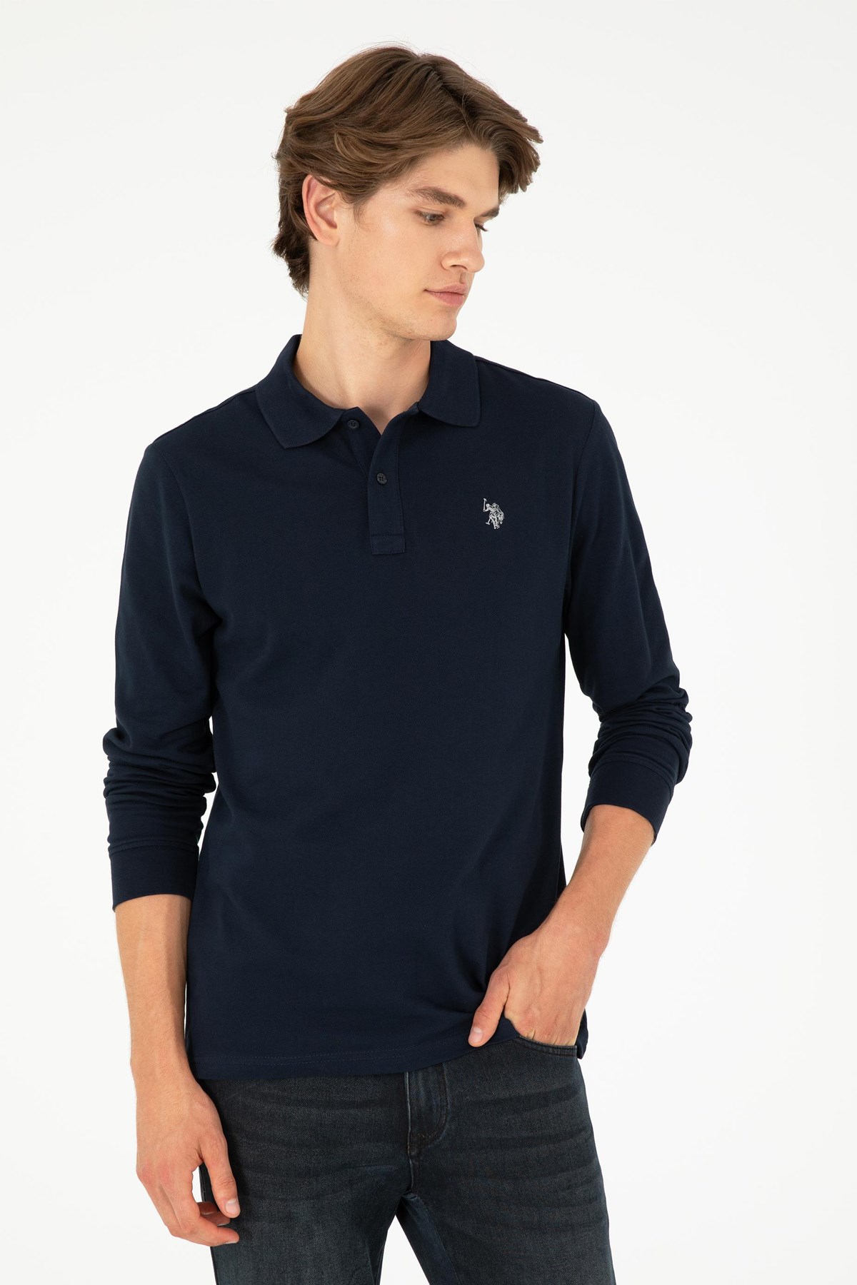 U.S. Polo Assn. Erkek Sweat 50289051-VR033 Lacivert