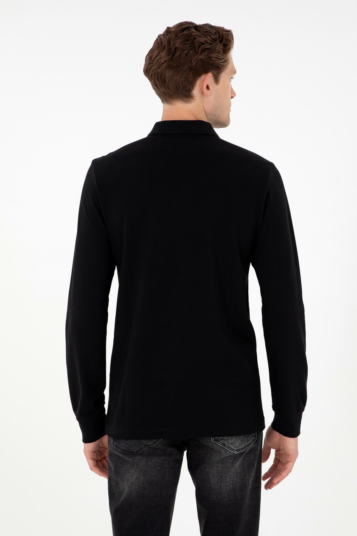 U.S. Polo Assn. Erkek Sweat 50289051-VR046 Siyah