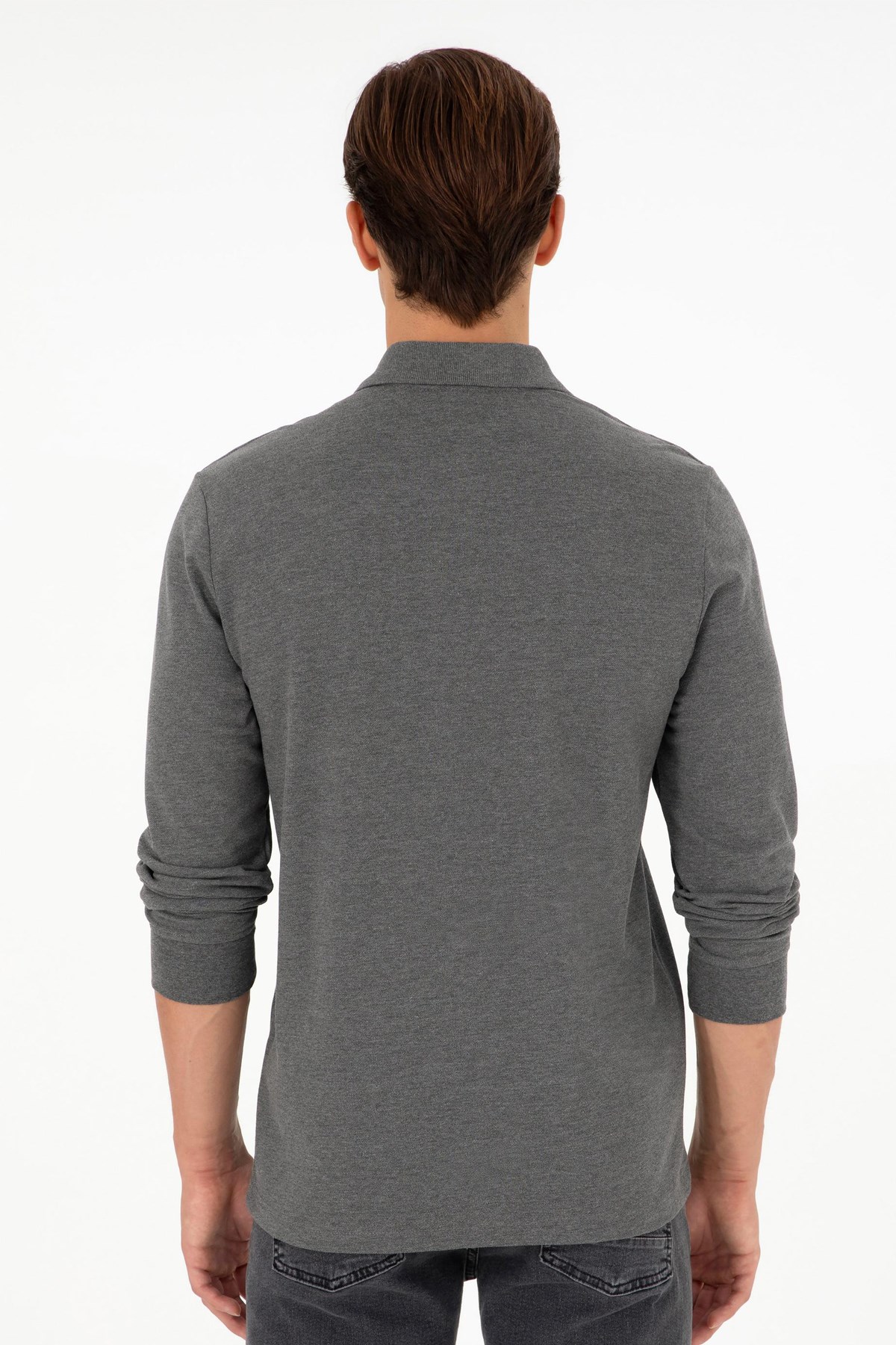 U.S. Polo Assn. Erkek Sweat 50289051-VR081 Antrasit